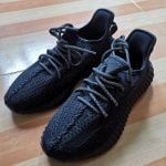 Yeezy 350 Boost V2 Reflective Black photo review