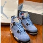 Air Jordan 4 Retro University Blue photo review