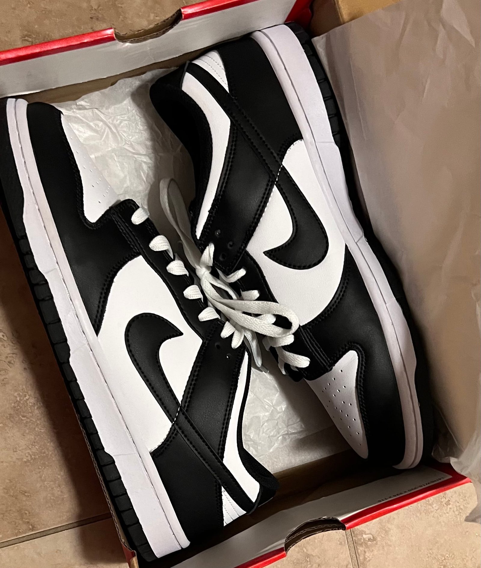 Nike Dunk Low Black White photo review