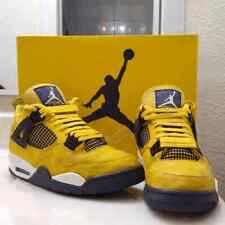 Air Jordan 4 Retro Lightning photo review