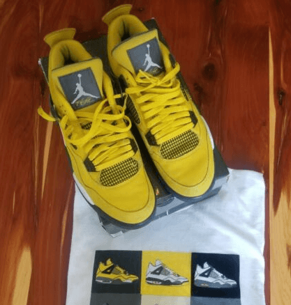 Air Jordan 4 Retro Lightning photo review