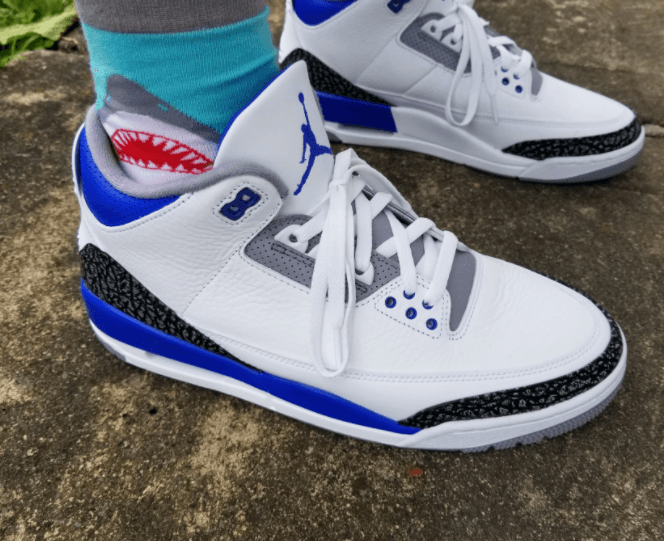 Air Jordan 3 Retro Racer Blue photo review