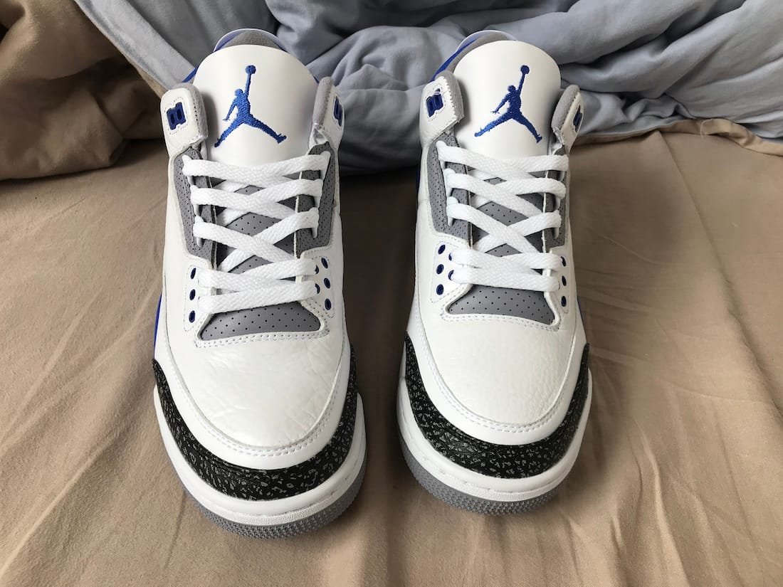 Air Jordan 3 Retro Racer Blue photo review