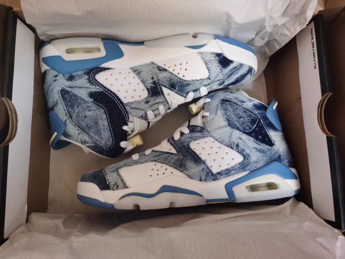 Air Jordan 6 Washed Denim photo review