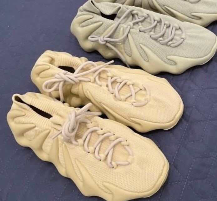 Yeezy 450 Sulfur Sneakers photo review