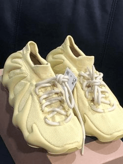 Yeezy 450 Sulfur Sneakers photo review