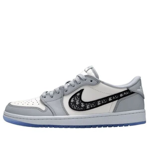Dior x Air Jordan 1 Low 'White Grey'